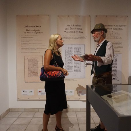 Ausstellung Literatur am Tegernsee mit Ingvild Richardsen, © Literaturportal Bayern