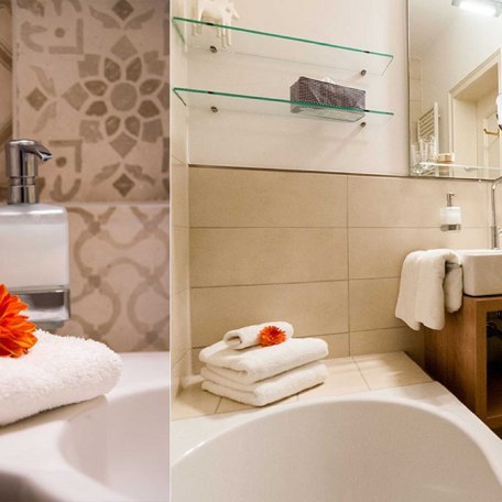 kleines Badezimmer, © im-web.de/ Tourist-Information Rottach-Egern