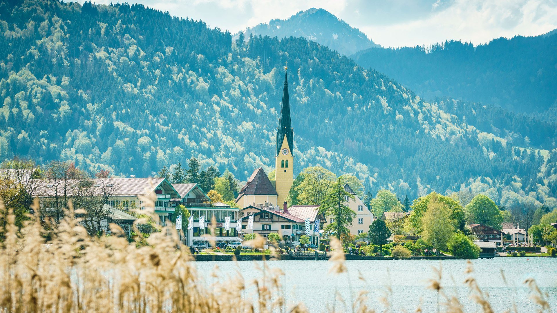 Der Malerwinkel in Rottach-Egern im Frühling, © Dietmar Denger