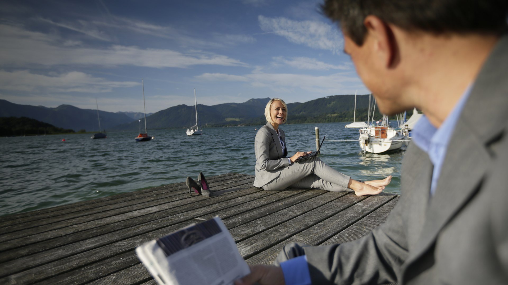 Teambuilding Maßnahmen am Tegernsee Erleben, © Bayern Tourismus Marketing, Jan Greune