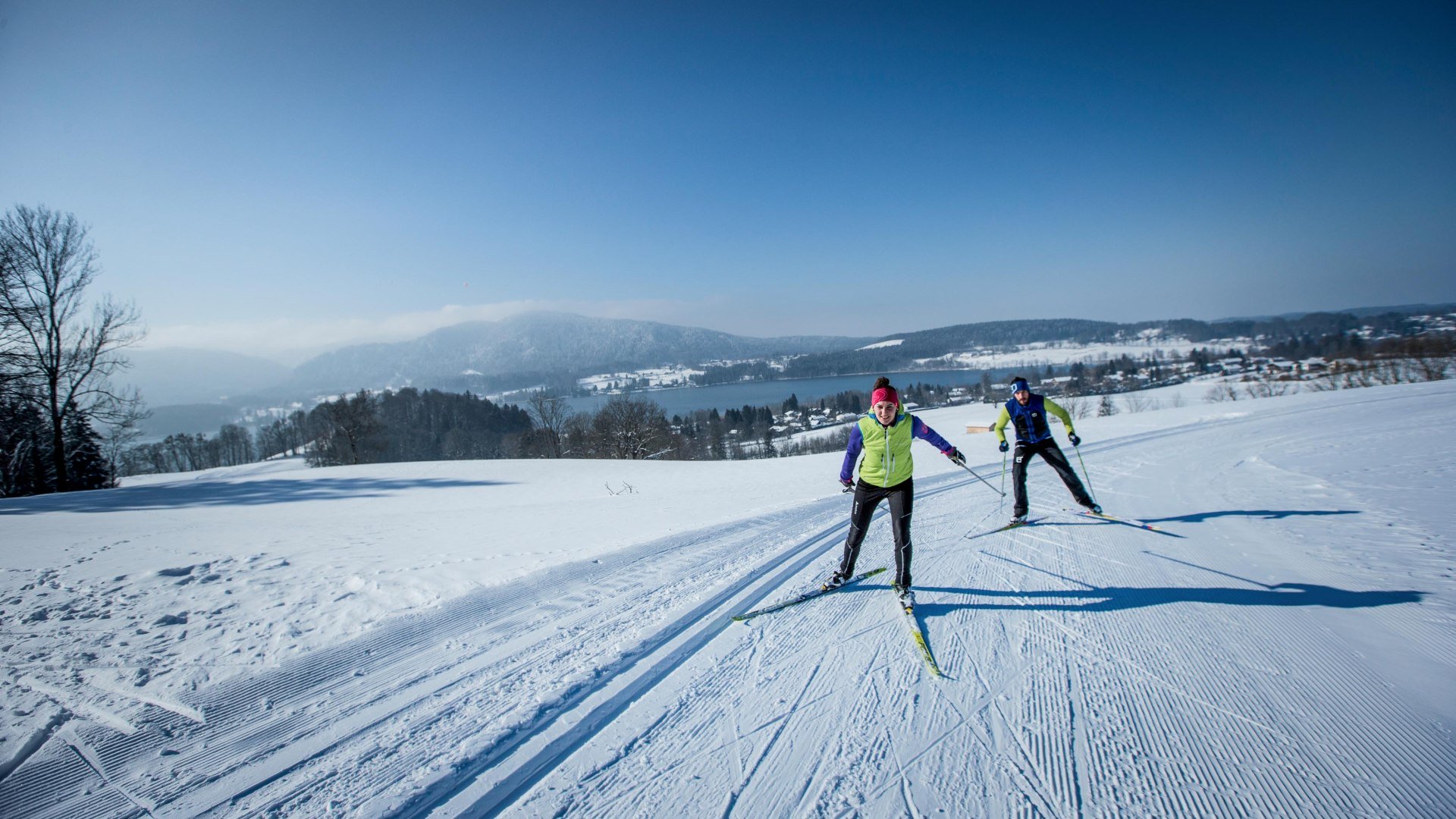Cross-country skiing Gmund, © Hansi Heckmair Cross-country skiing Gmund, © Hansi Heckmair