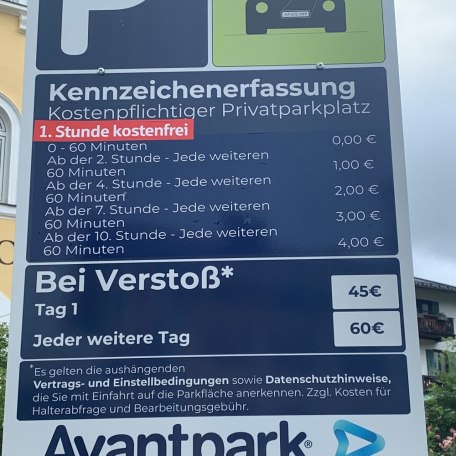 Tiefgarage_Preise, &copy; Tourist-Information Tegernsee