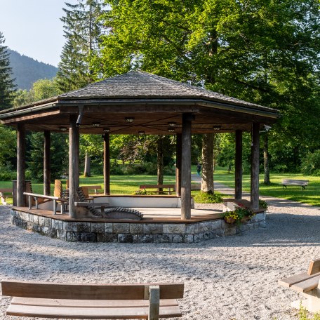 Musikpavillon im Kurpark Kreuth, © Der Tegernsee