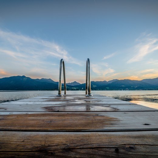 Ein Steg am Tegernsee, © Peter Prestl