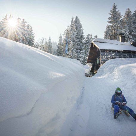 Rodelbahn Buchsteinhütte-Schwarzentenn, © Alpenregion Tegernsee-Schliersee