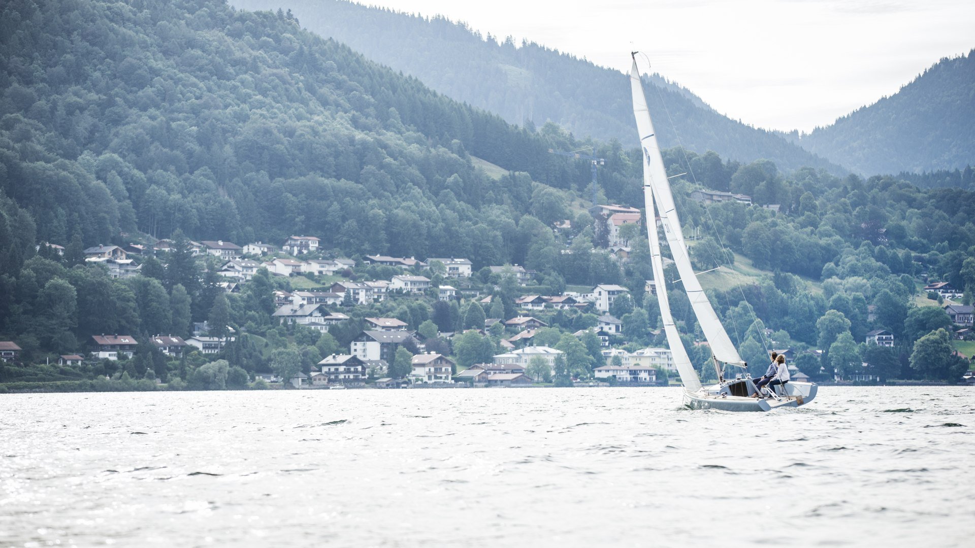 Sailing at Tegernsee, © Hansi Heckmair