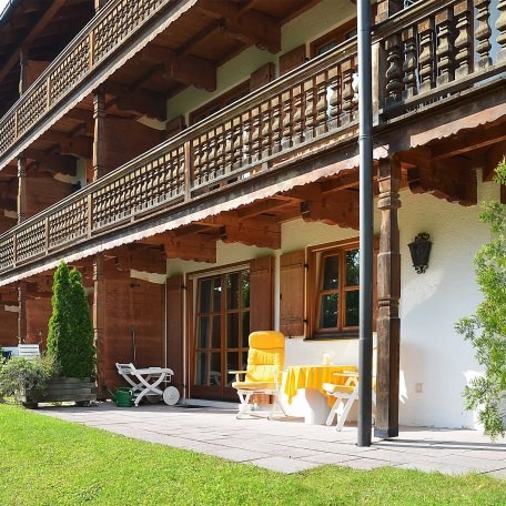 Ferienwohnung Am Rottach-Damm - Terrassee mit Blick zum Wallberg, © Ferienwohnung Am Rottach-Damm