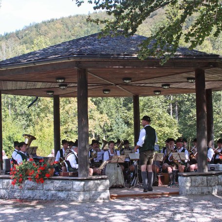 Rottacher Blaskapelle im Kurpark Kreuth, © Gemeinde Kreuth
