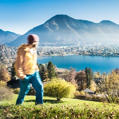 Blick von Tegernsee aus auf den Wallberg, © Dietmar Denger