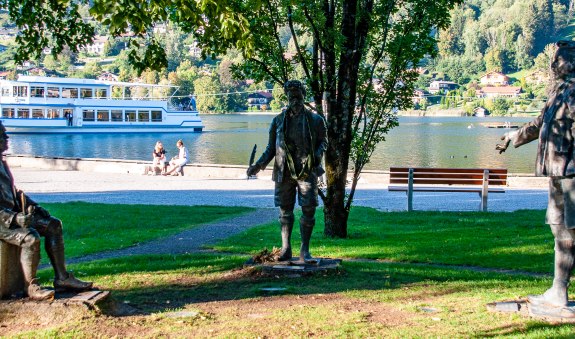 Skulpturengruppe im Kurpark Rottach-Egern, &copy; Sabine Ziegler-Musiol
