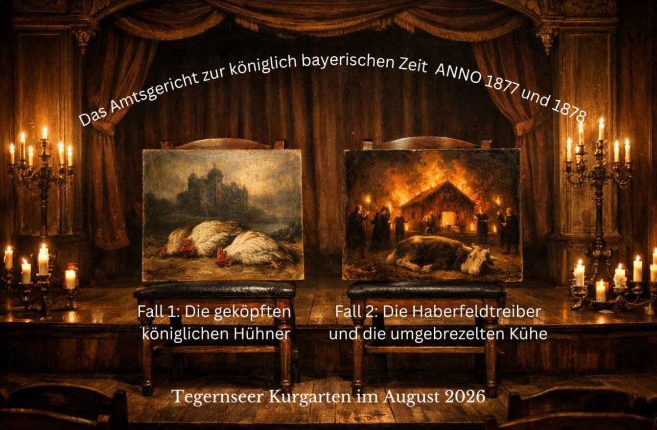 Titel Amtsgericht, &copy; @Tegernseer Volkstheater