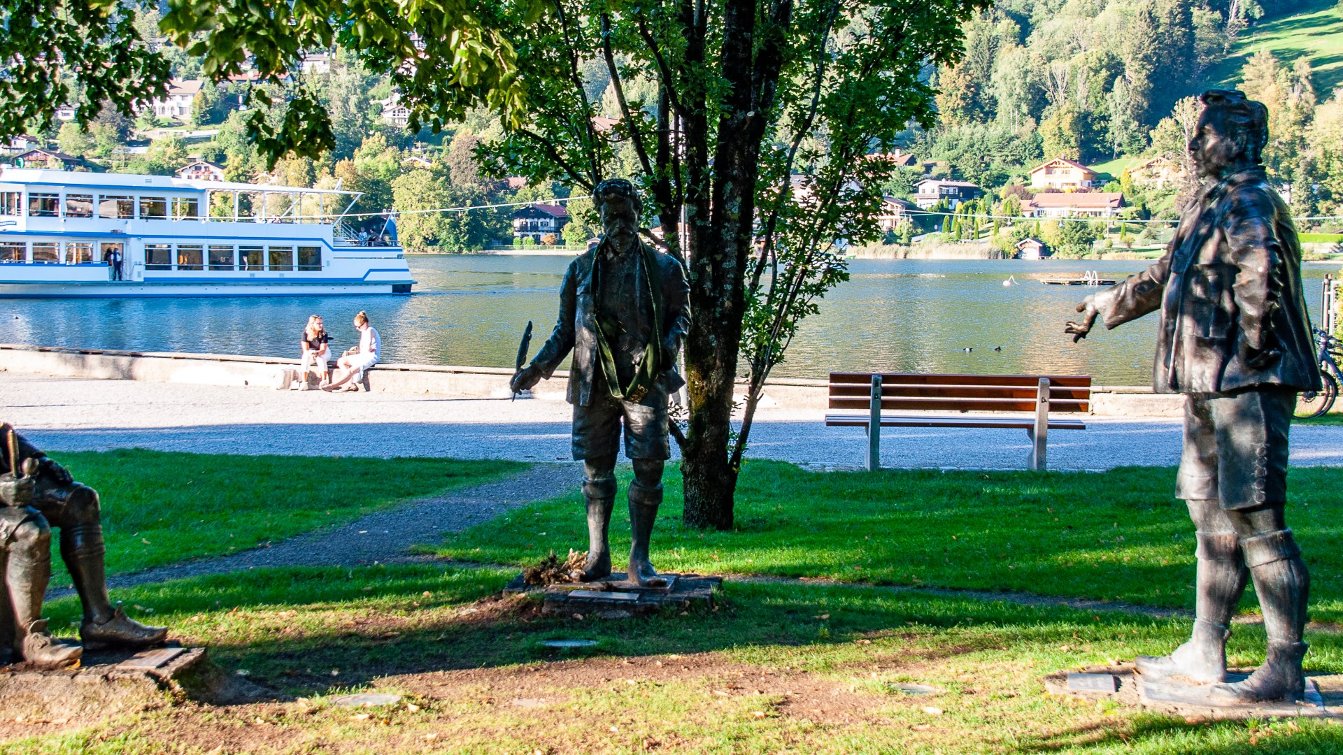 Ludwig Ganghofer Skulptur, © Der Tegernsee, Ines Wagner