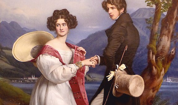 Joseph Karl Stieler Verlobung , © Der Tegernsee Joseph Karl Stieler Verlobung , © Der Tegernsee