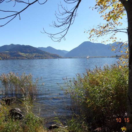 Blick über den Tegernsee, © im-web.de/ Ferienwohnungen Tegernsee